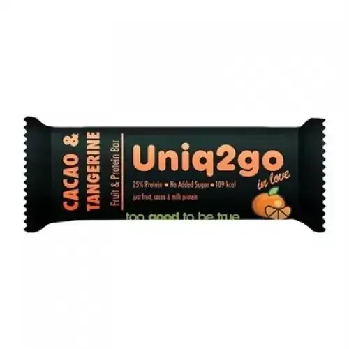 Uniq2go In Love Kakaolu ve Mandalinalı Protein Bar 32 Gr