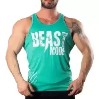 Beast Mode Tank Top Atlet Açık Yeşil