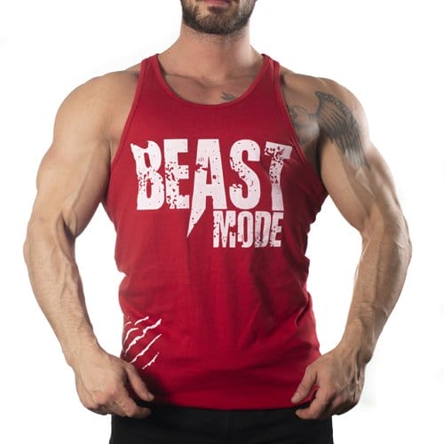 Beast Mode Tank Top Atlet Kırmızı