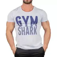 Gym Shark T-Shirt Buz Mavisi