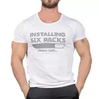 Installing Six Packs T-Shirt