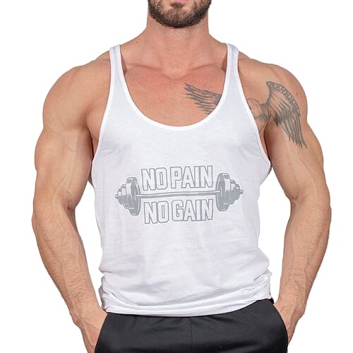 No Pain No Gain İnce Askı Tank Top Atlet