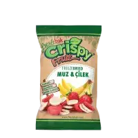 Crispy Freeze-Dried Muz Çilek 12 gr