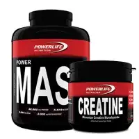 Powerlife Mass Gainer 2600 Gr + Creatine 200 Gr