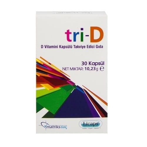 Tri-D D3 Vitamini 30 Kapsül