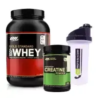 Optimum Gold Standard Whey 908 Gr + Micronized Creatine 317 Gr + Shaker Kombinasyonu