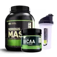 Optimum Serious Mass 2727 Gr + BCAA 5000 345 Gr + Shaker Kombinasyonu