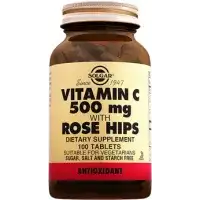 Solgar Vitamin C 500mg with Rose Hips 100 Tablet