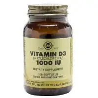 Solgar Vitamin D3 1000 IU 100 Kapsül