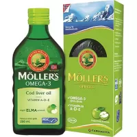 Möller's Omega 3 Doğal Elma Aromalı Balık Yağı Şurubu 250 ml