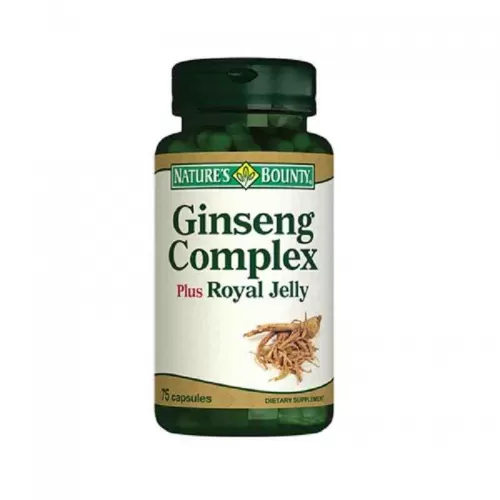 Nature's Bounty Ginseng Complex Plus Royal Jelly 75 Kapsül