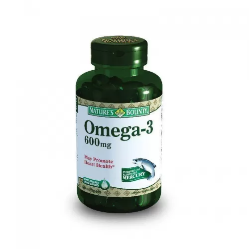 Nature's Bounty Omega-3 600 mg 30 Softgel