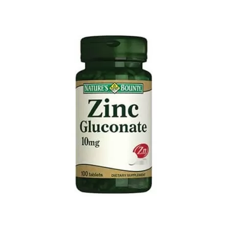 Nature's Bounty Zinc Gluconate 10 mg 100 Tablet