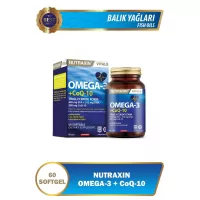 Nutraxin Vitals Omega-3 + Co-Q10 60 Softgel