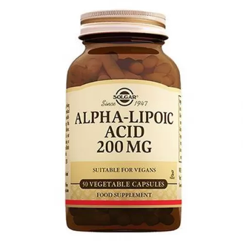 Solgar Alpha Lipo Acid 200 mg 50 Kapsül