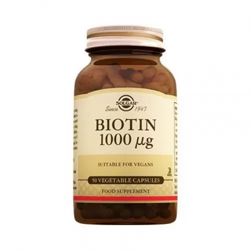 Solgar Biotin 1000 mcg 50 Kapsül