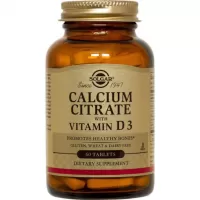 Solgar Calcium Citrate with Vitamin D 3 60 Tablet