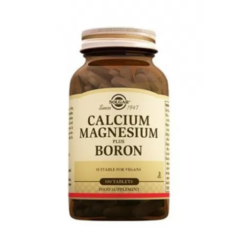 Solgar Calcium Magnesium Plus Boron 100 Tablet