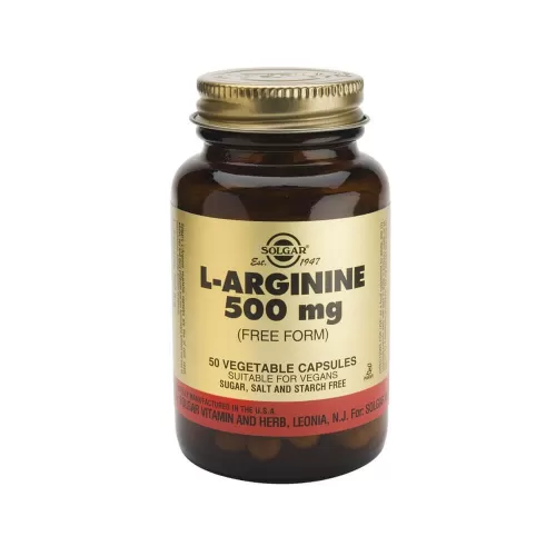 Solgar L-Arginine 500 mg 50 Kapsül