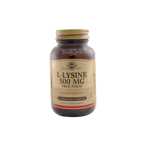 Solgar L-Lysine 500 mg 50 Kapsül