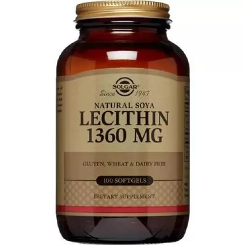 Solgar Lecithin 1360 mg 100 Kapsül