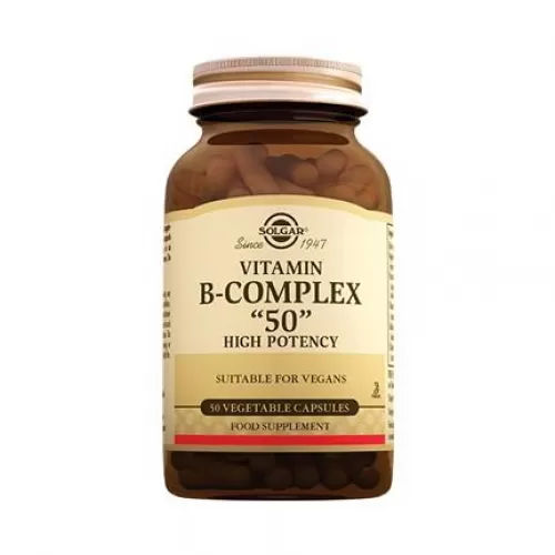 Solgar Vitamin B Complex 50 mg 50 Kapsül