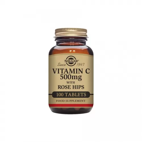 Solgar Vitamin C with Rose Hips 500 mg 100 Tablet