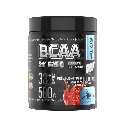 Torq Nutrition Bcaa+ 500 Gr (BCAA + L-Glutamine) Çilek Aromalı