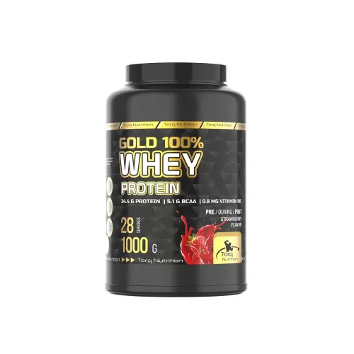 Torq Nutrition Gold Whey Protein Çilek Aromalı 1000 gr