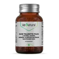 VeNatura Saw Palmetto Plus L-Arjinin Likopen Mineral 60 Kapsül